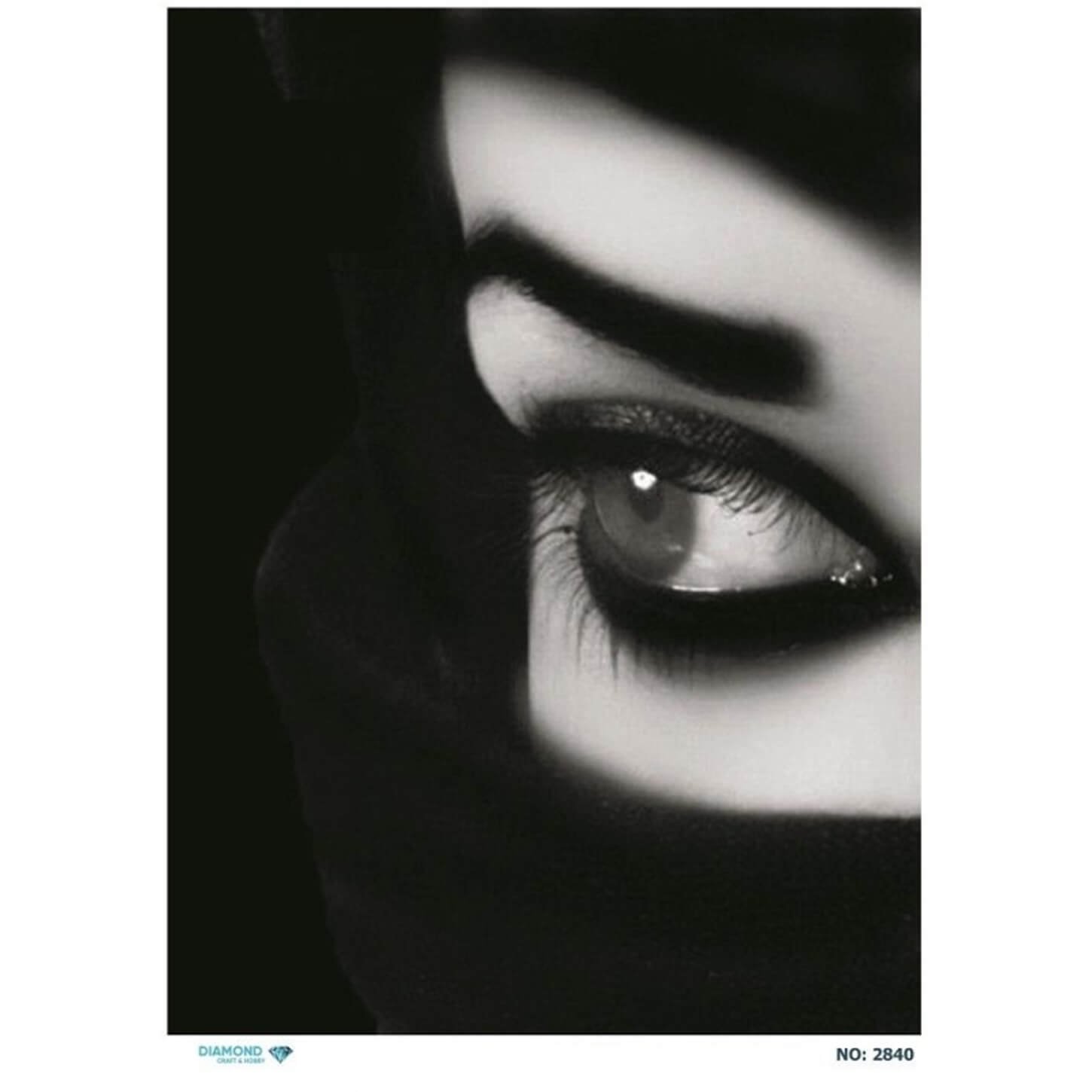 ديكوباج ورق الأرز الماسي 2840