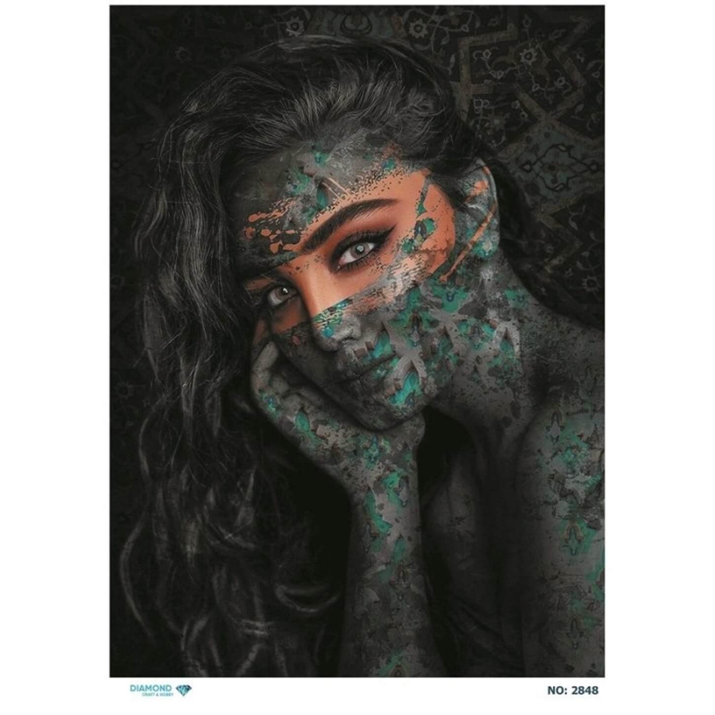 ديكوباج ورق الأرز الماسي 2848