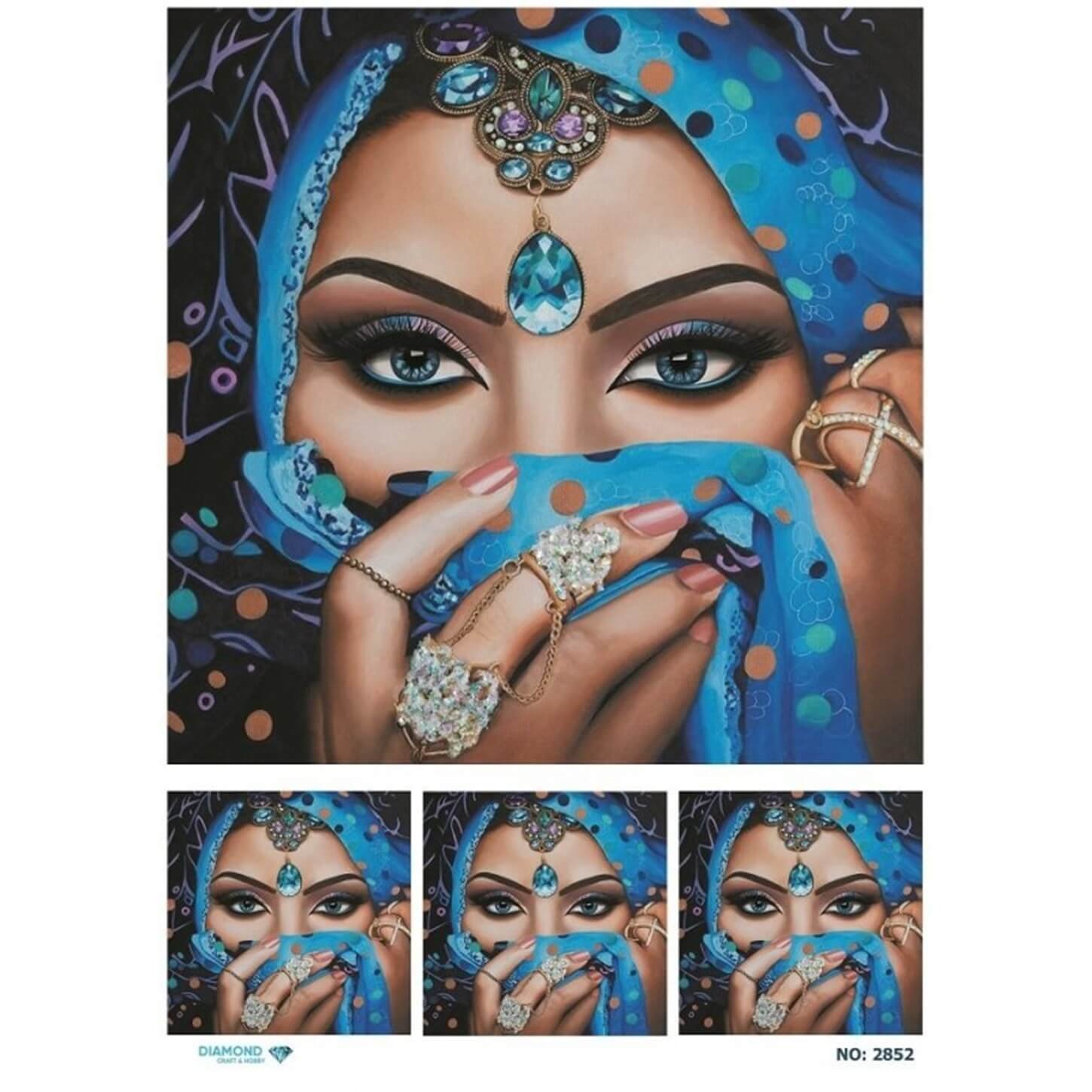 ديكوباج ورق الأرز الماسي 2852