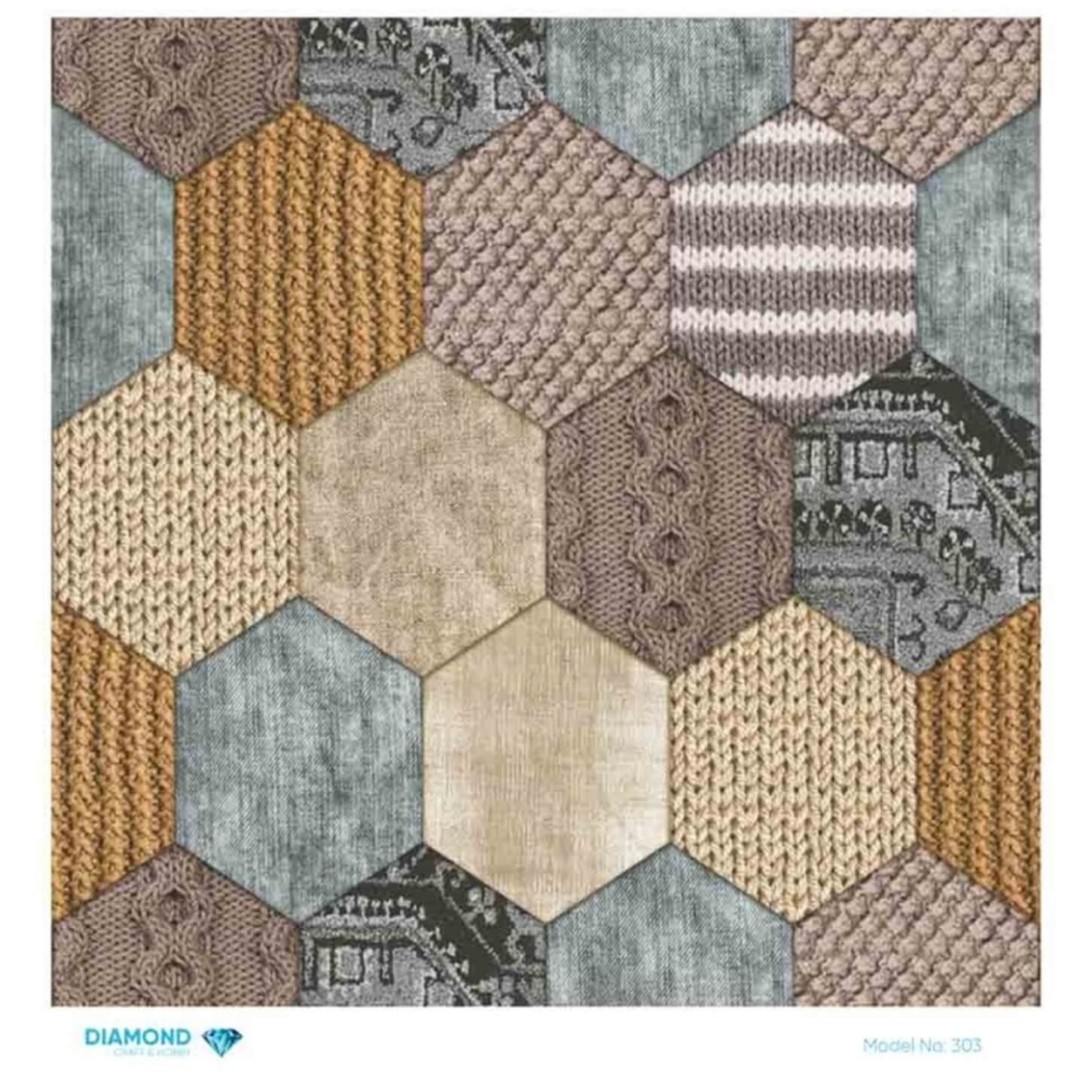 Алмазная рисовая бумага для декупажа 303