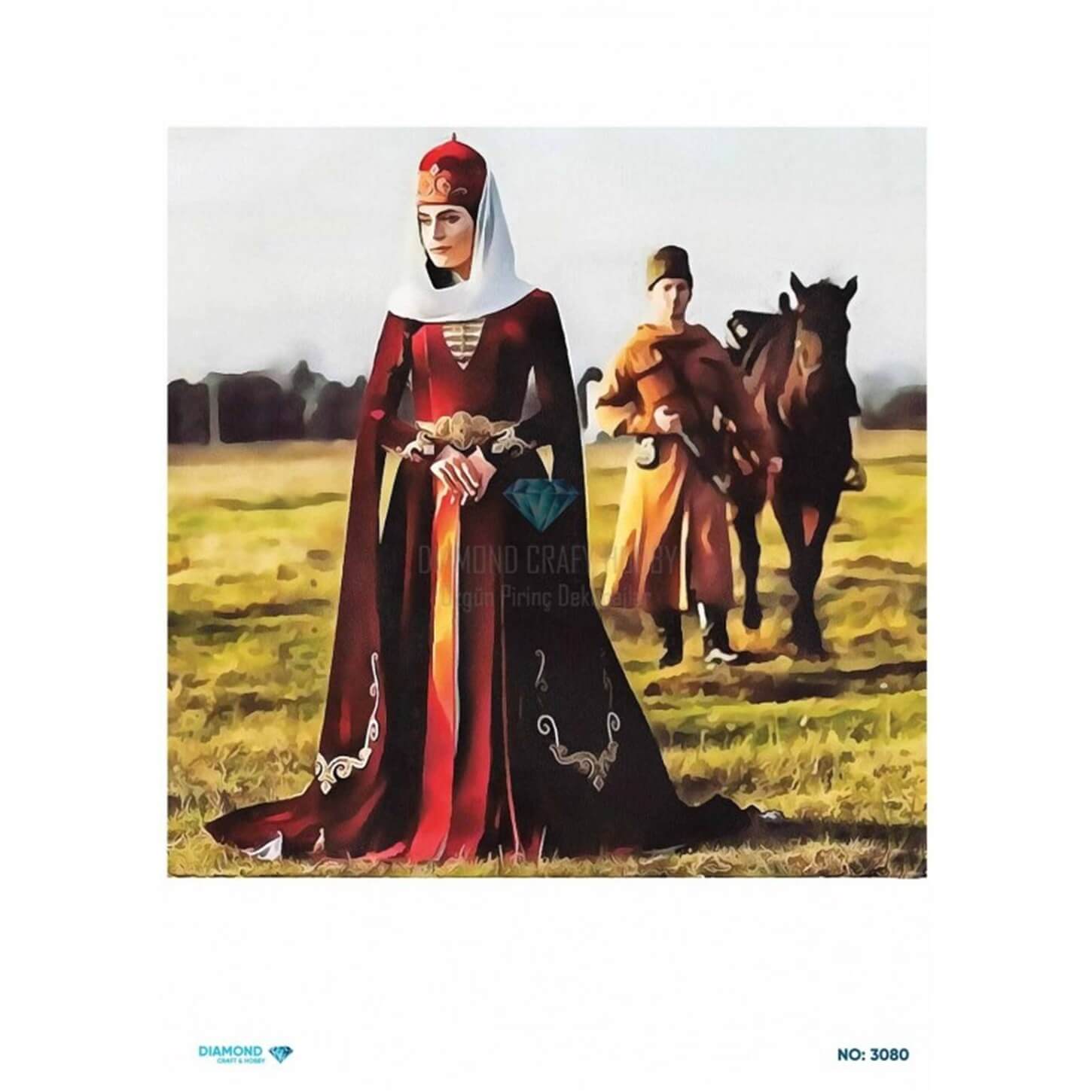 ديكوباج ورق الأرز الماسي 3080