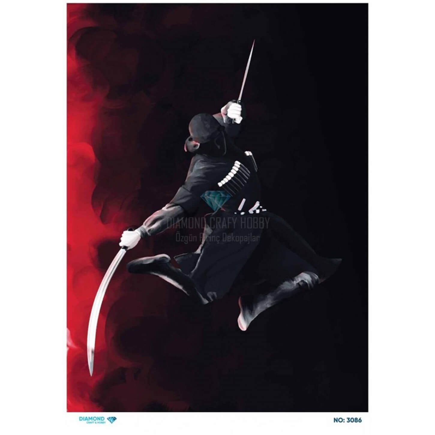 Алмазная рисовая бумага для декупажа 3086