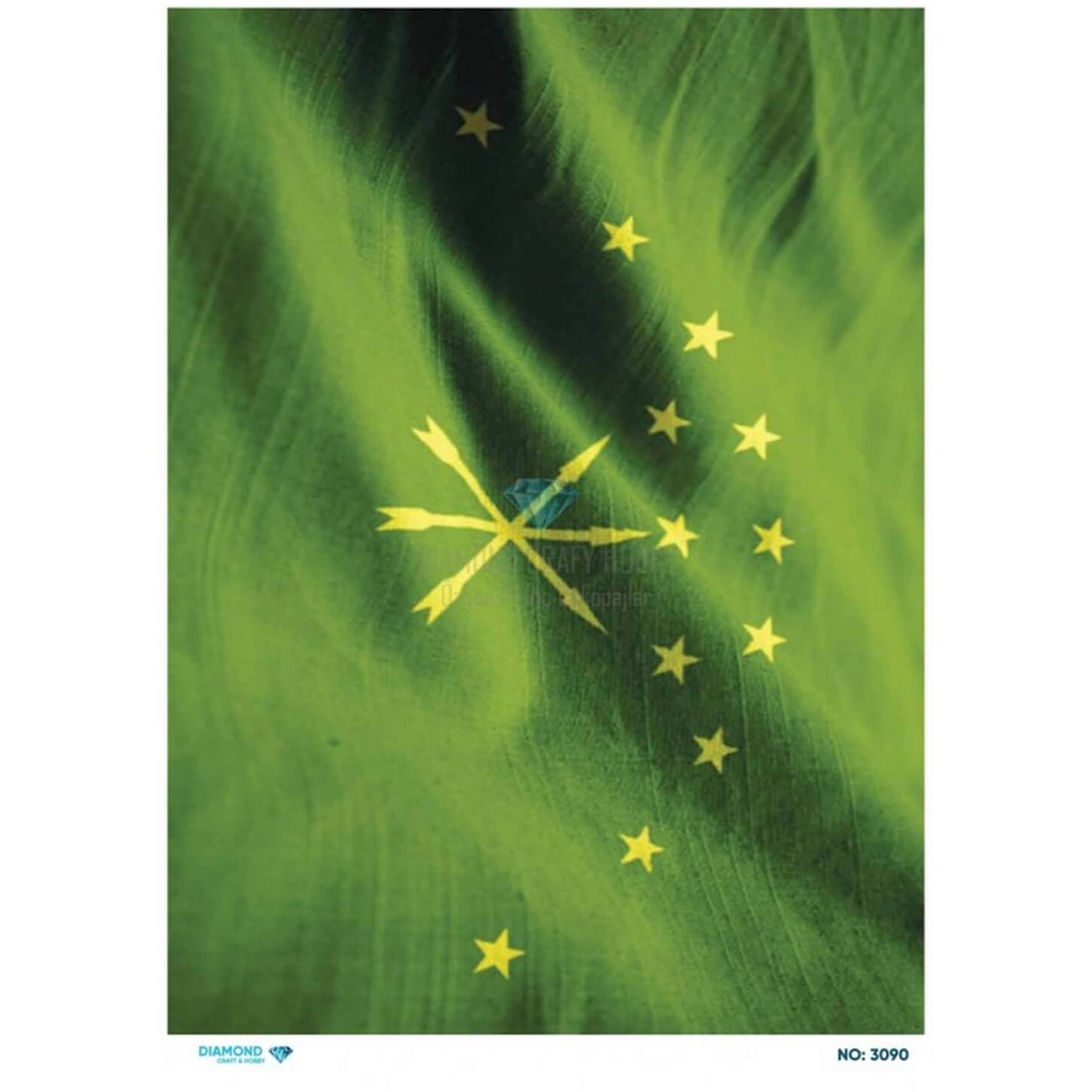 Алмазная рисовая бумага для декупажа 3090