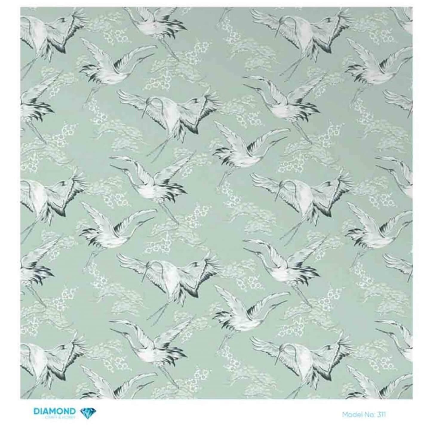 Алмазная рисовая бумага для декупажа 311