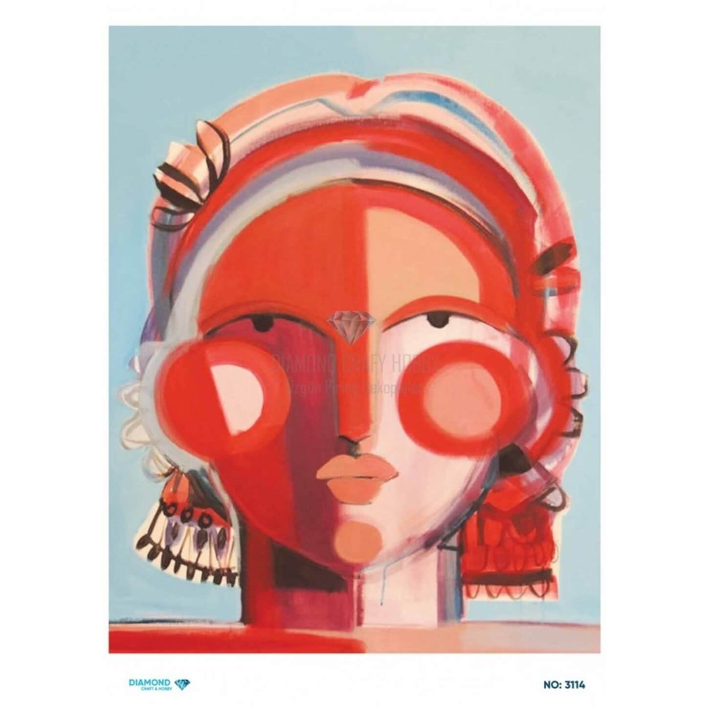 ديكوباج ورق الأرز الماسي 3114