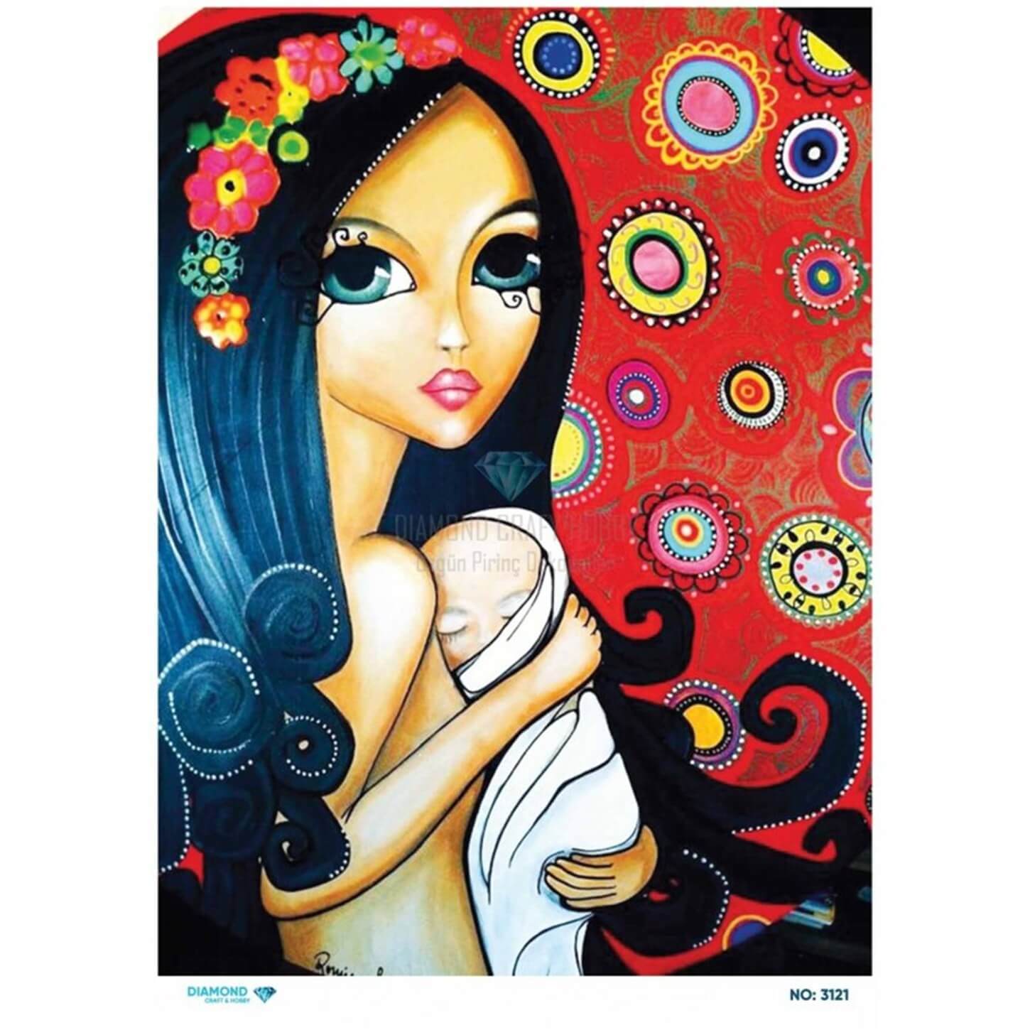 Алмазная рисовая бумага для декупажа 3121