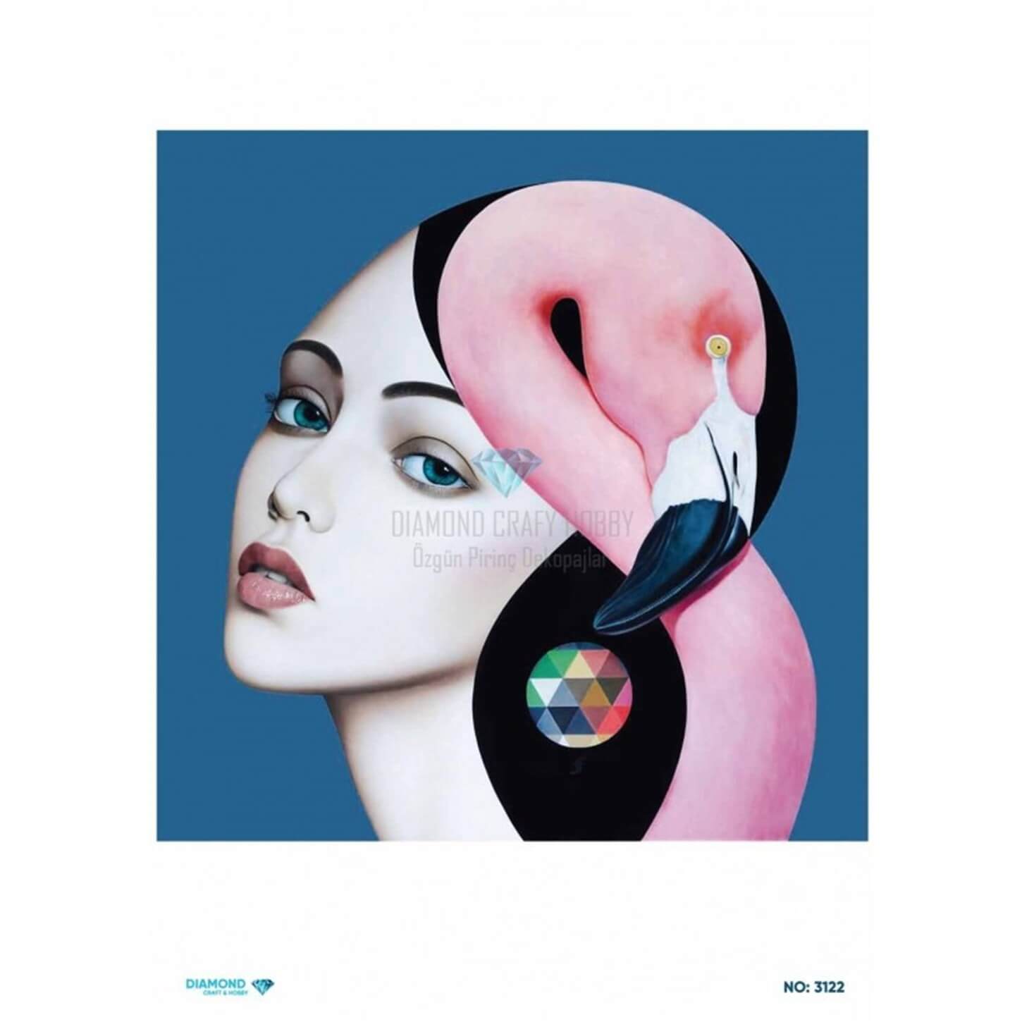 ديكوباج ورق الأرز الماسي 3122