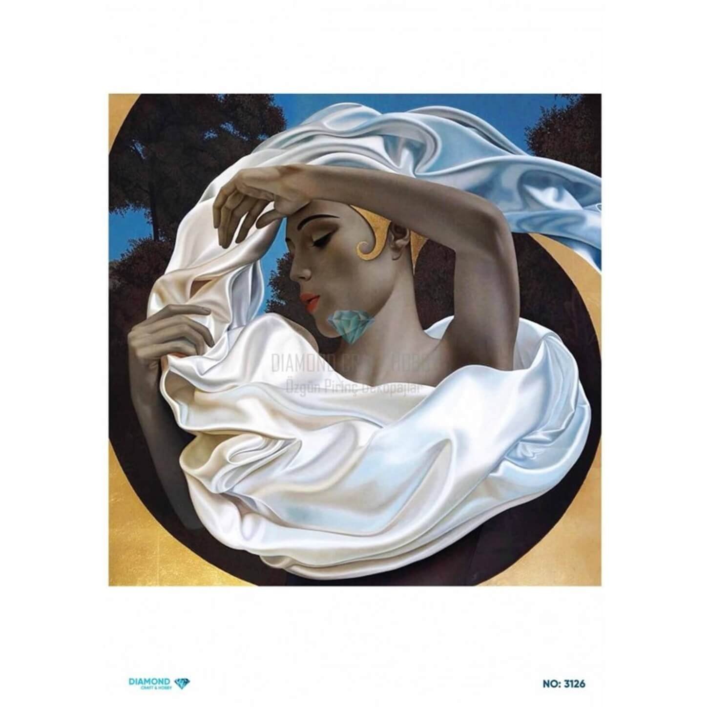 Алмазная рисовая бумага для декупажа 3126