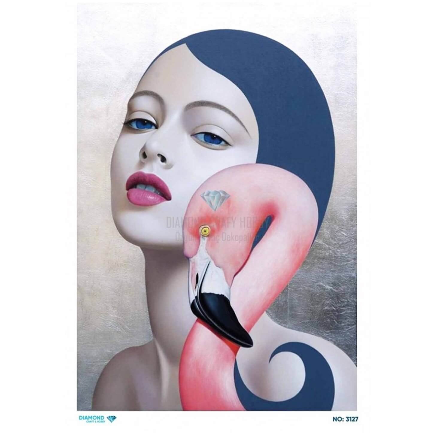 Алмазная рисовая бумага для декупажа 3127