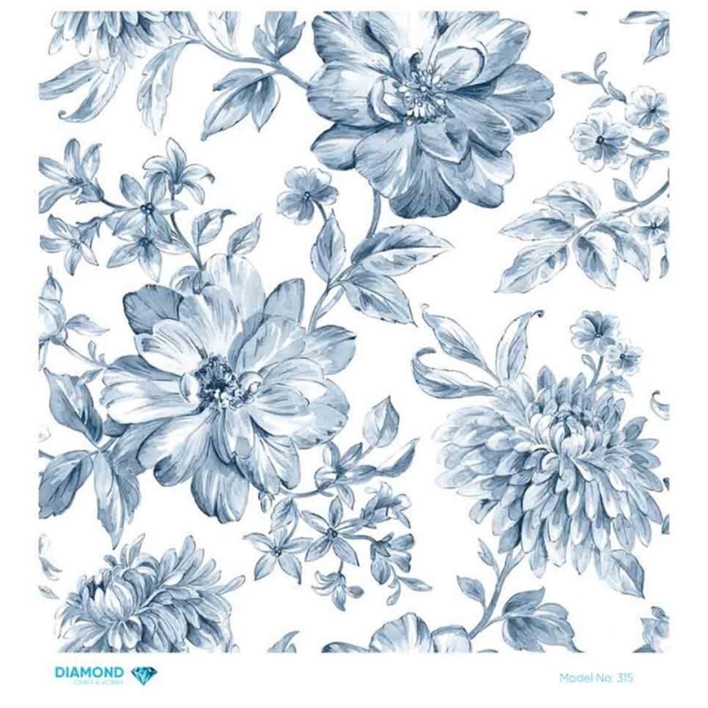 Алмазная рисовая бумага для декупажа 315