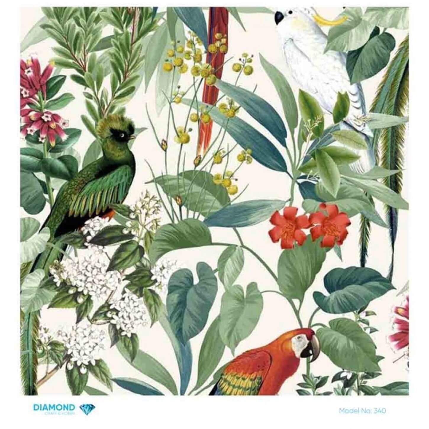 Алмазная рисовая бумага для декупажа 340