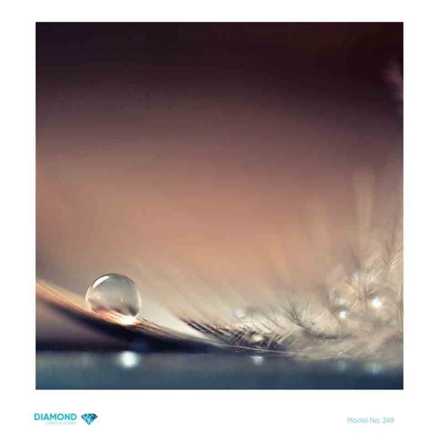 Декупаж рисовой бумагой с бриллиантами 349