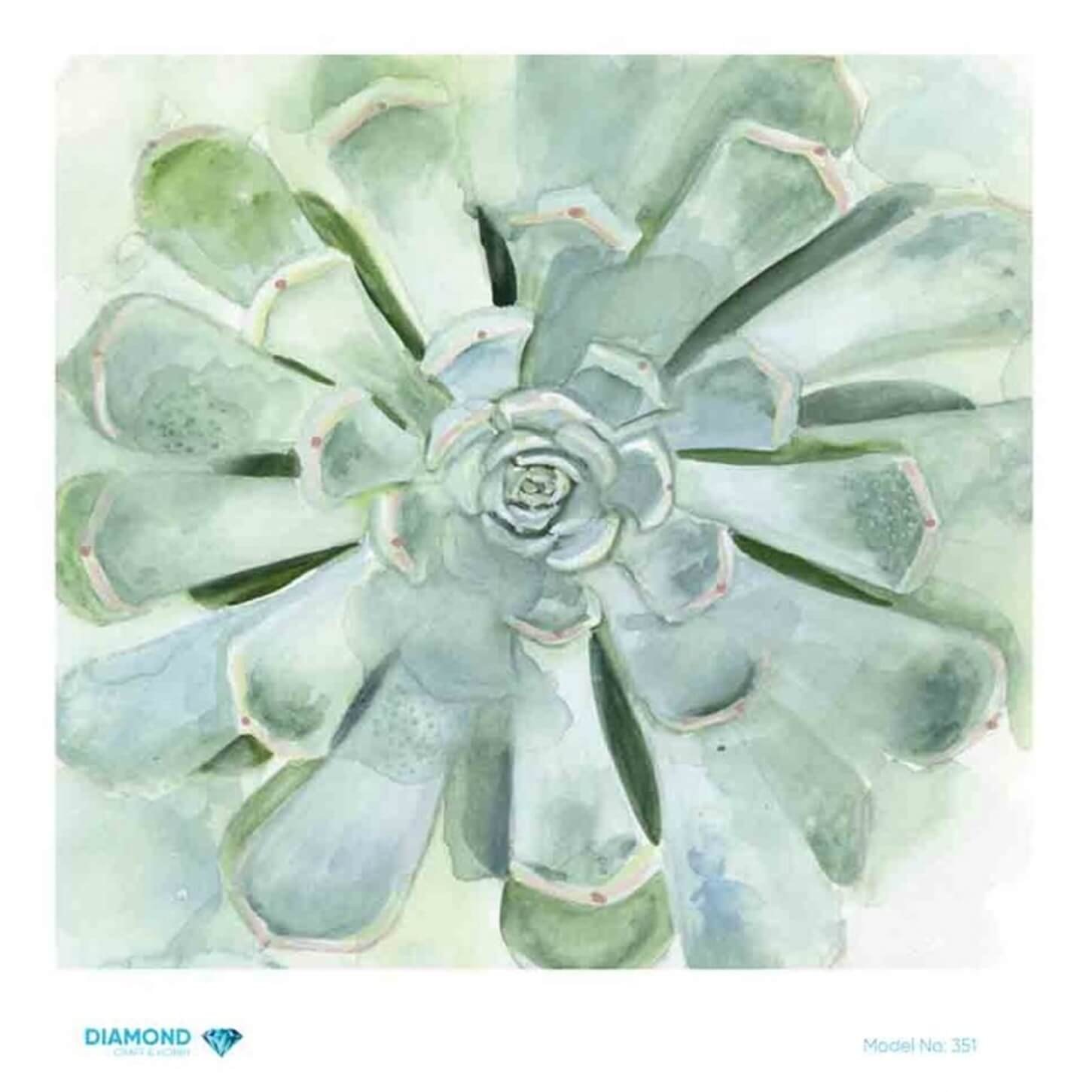 Декупаж рисовой бумагой с бриллиантами 351