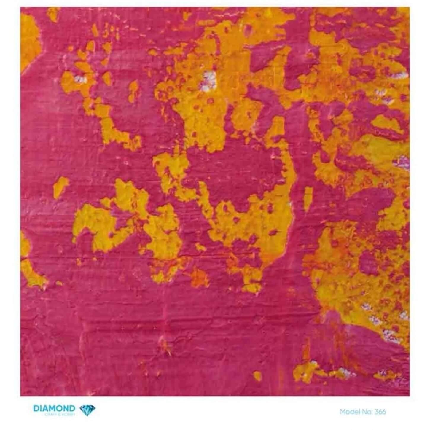 Декупаж рисовой бумагой с бриллиантами 366