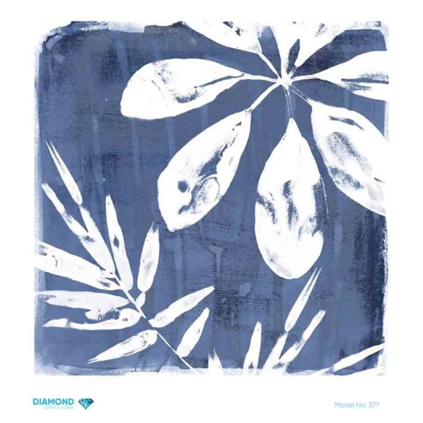 Декупаж рисовой бумагой с бриллиантами 377