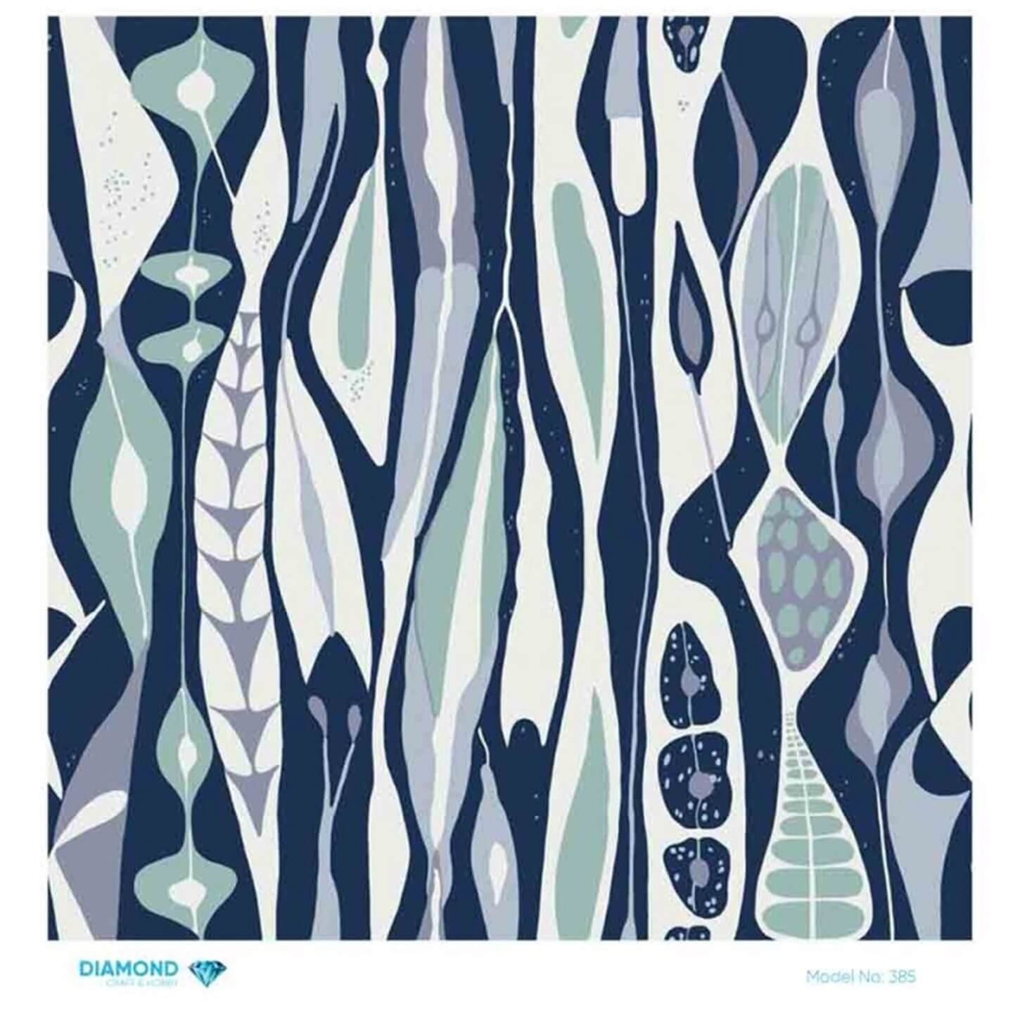 Декупаж рисовой бумагой с бриллиантами 385