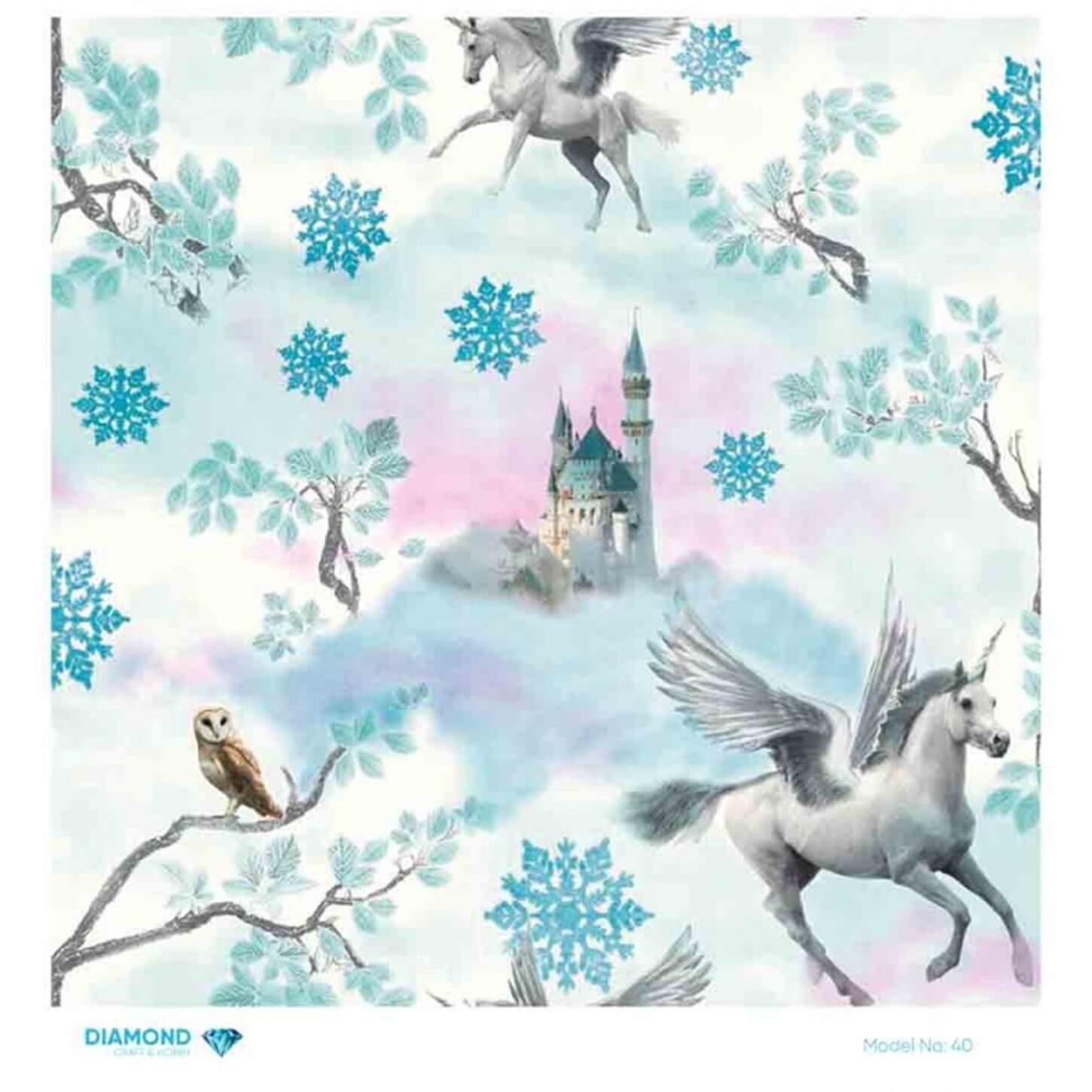 ديكوباج ورق الأرز الماسي 40