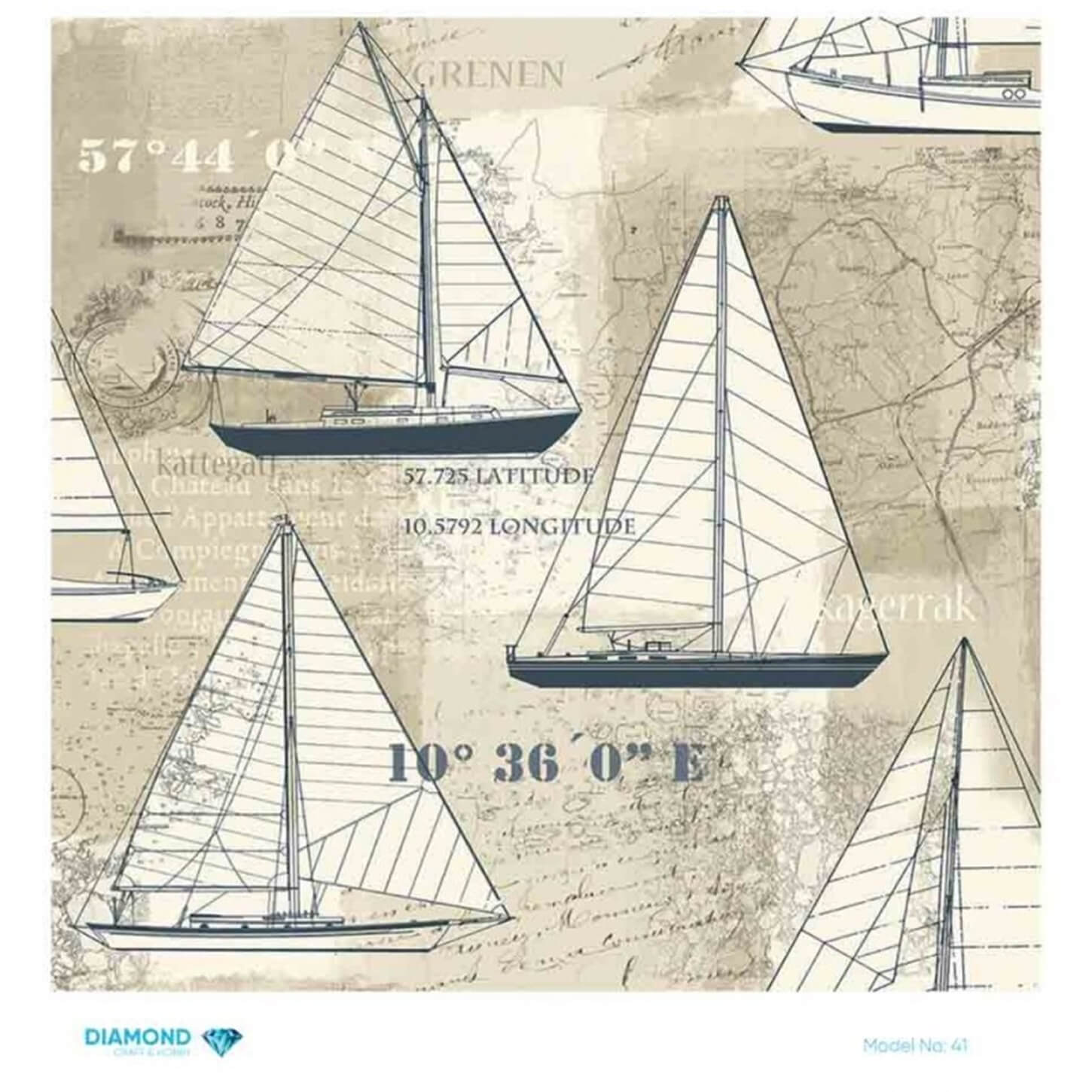 ديكوباج ورق الأرز الماسي 41