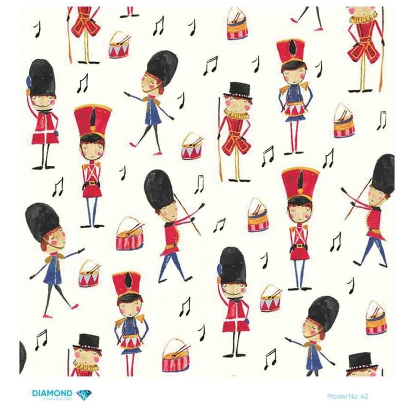 ديكوباج ورق الأرز الماسي 42