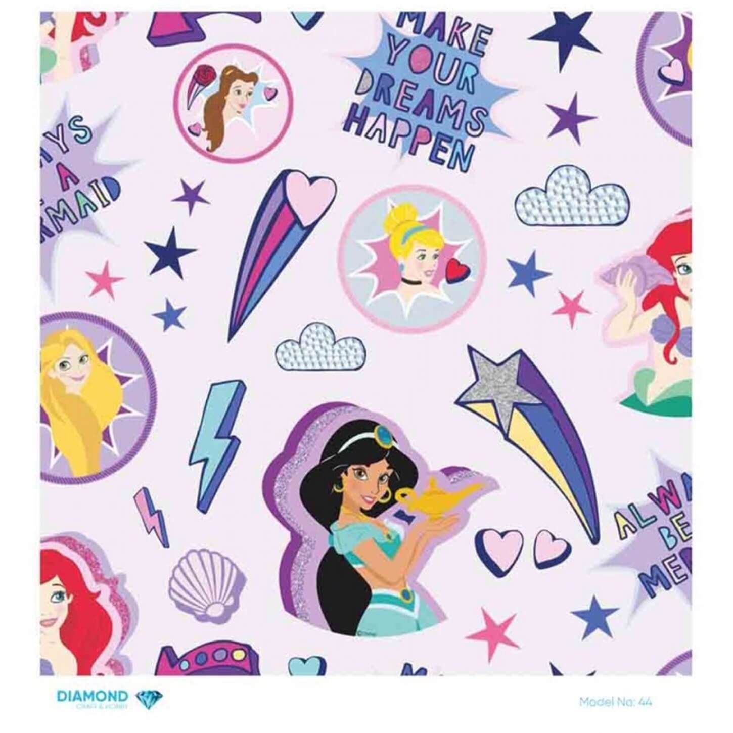 Декупаж рисовой бумагой с ромбами 44