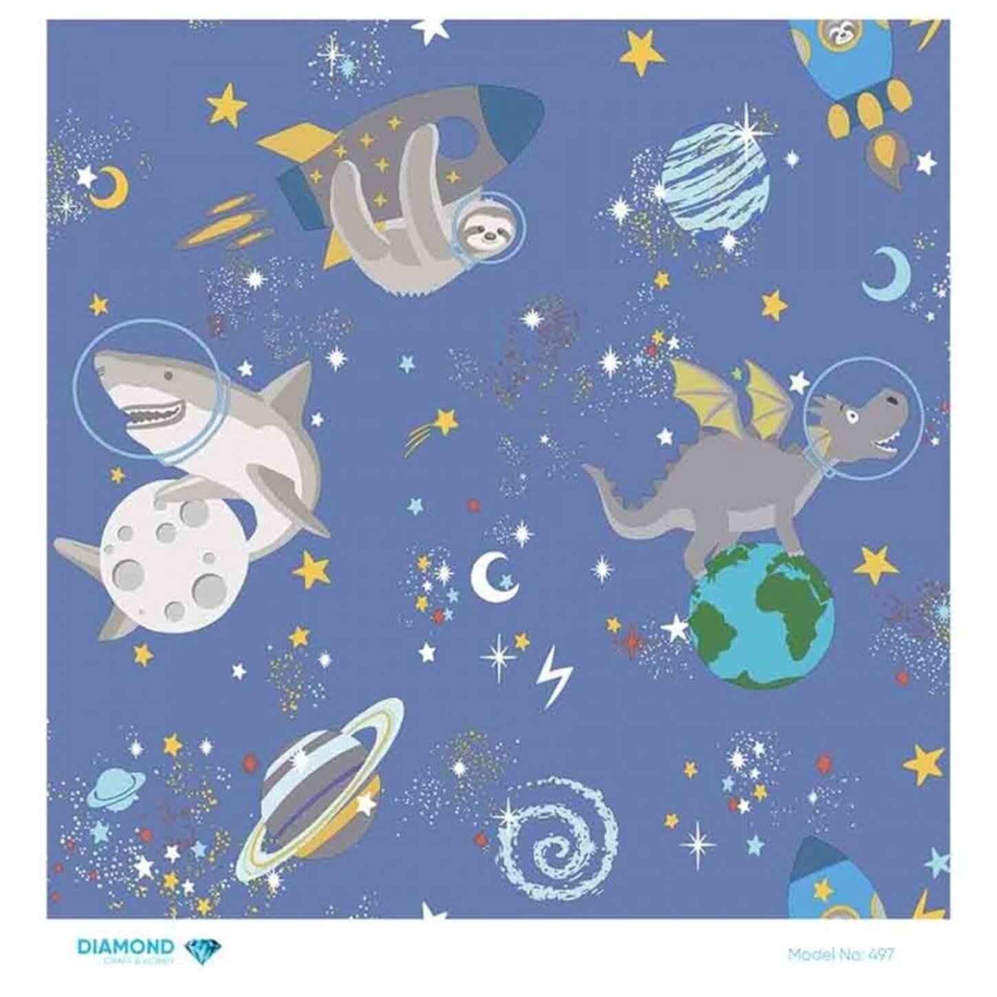 Алмазная рисовая бумага для декупажа 497