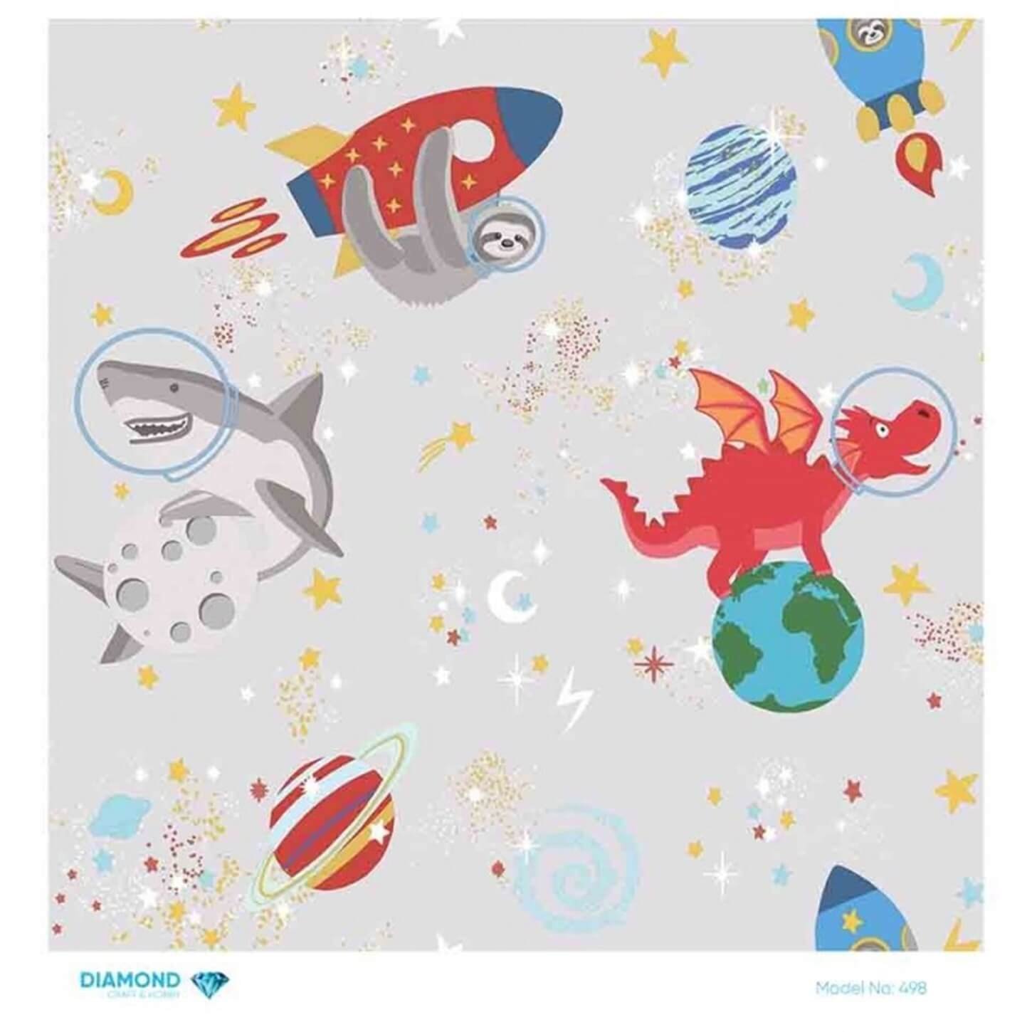 Алмазная рисовая бумага для декупажа 498