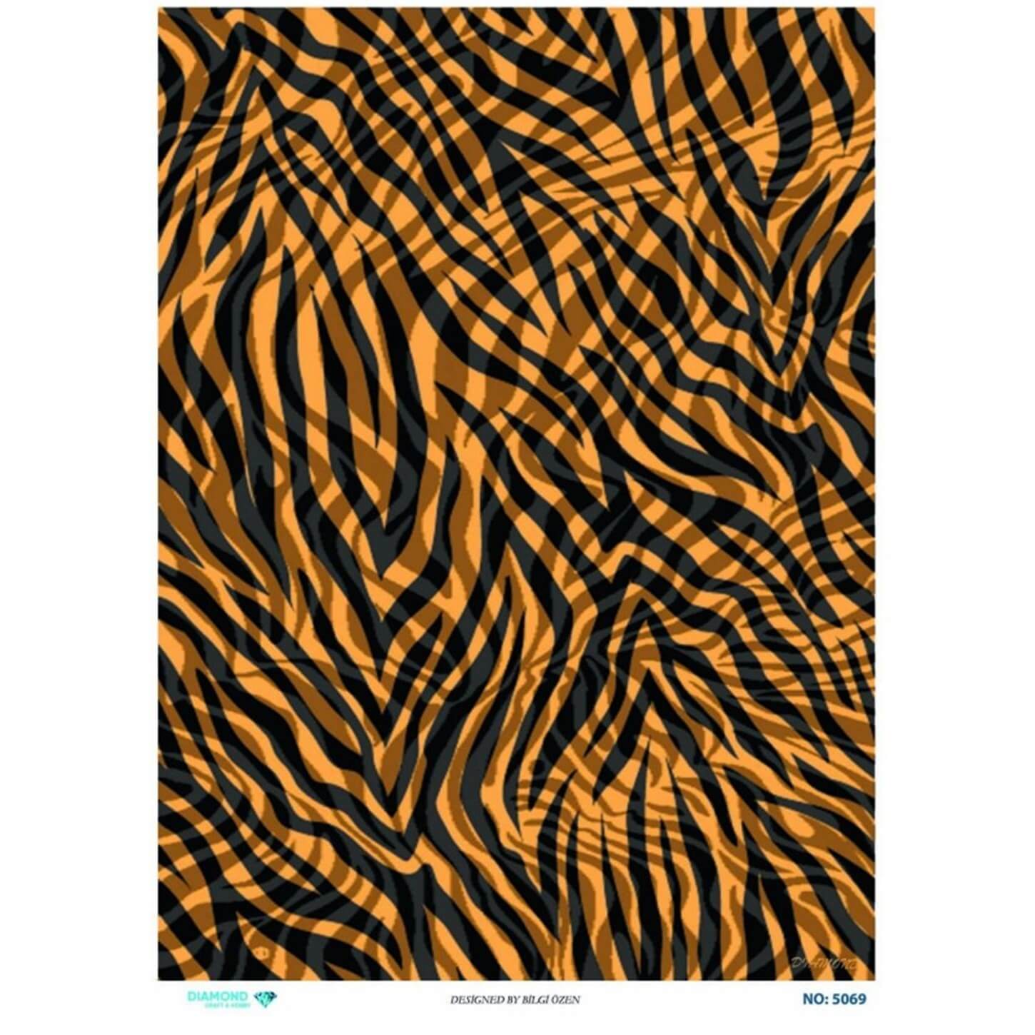 ديكوباج ورق الأرز الماسي 5069