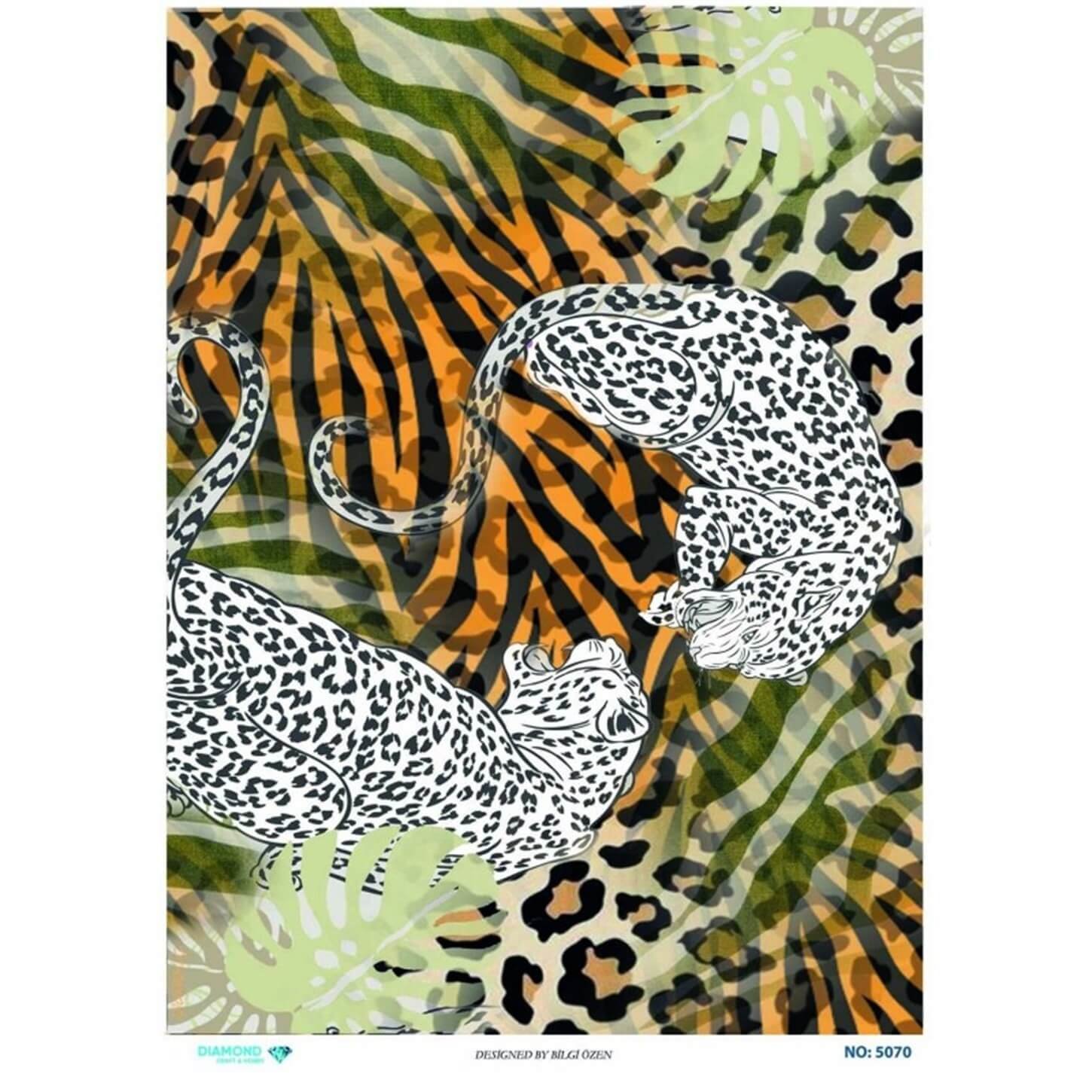 Алмазная рисовая бумага для декупажа 5070