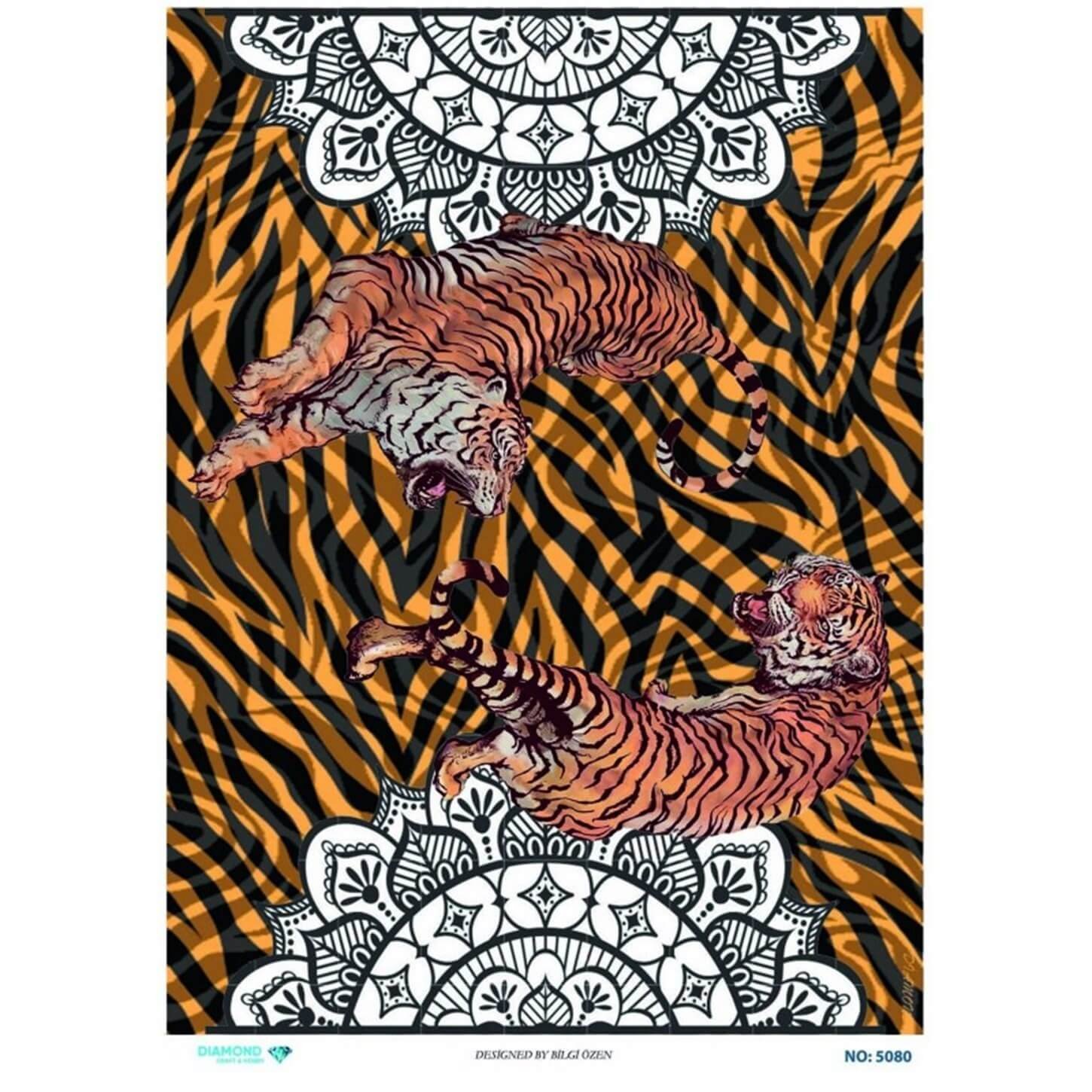 ديكوباج ورق الأرز الماسي 5080