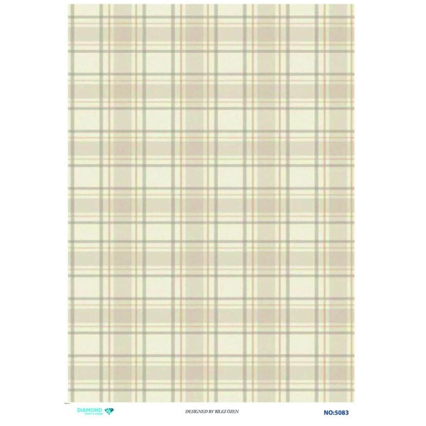 ديكوباج ورق الأرز الماسي 5083