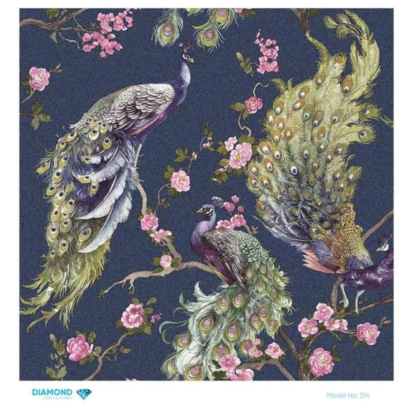 Алмазная рисовая бумага для декупажа 514