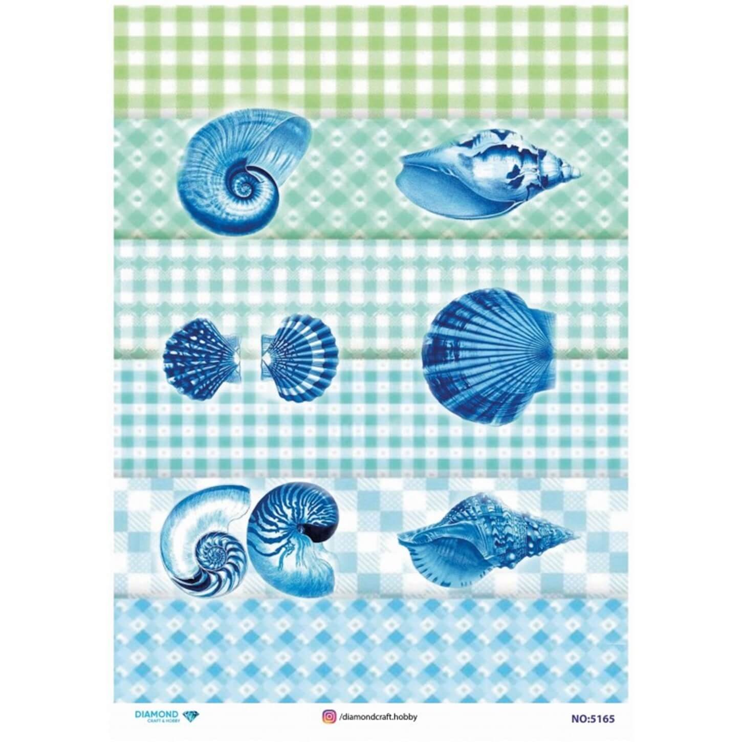 ديكوباج ورق الأرز الماسي 5165