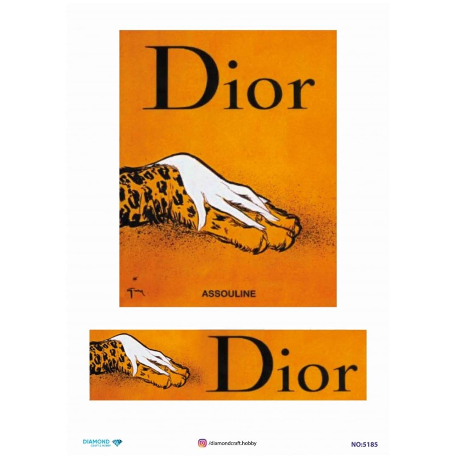 ديكوباج ورق الأرز الماسي 5185