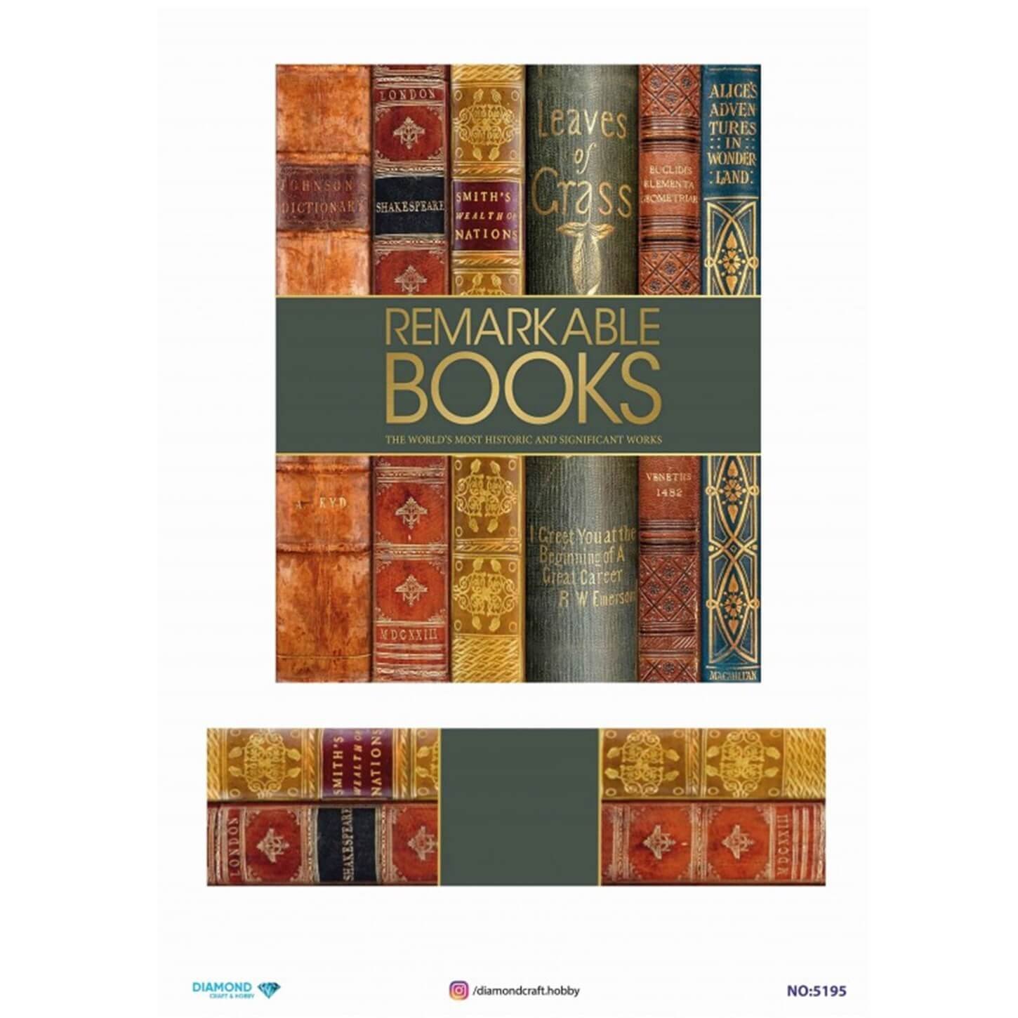 ديكوباج ورق الأرز الماسي 5195