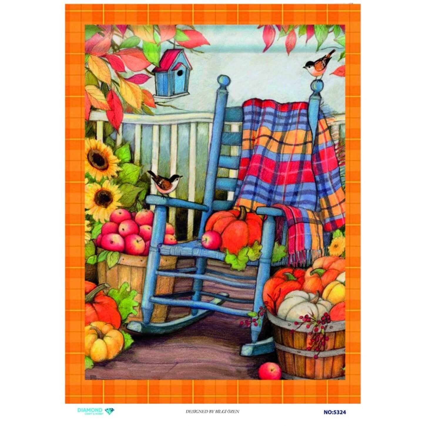 ديكوباج ورق الأرز الماسي 5324