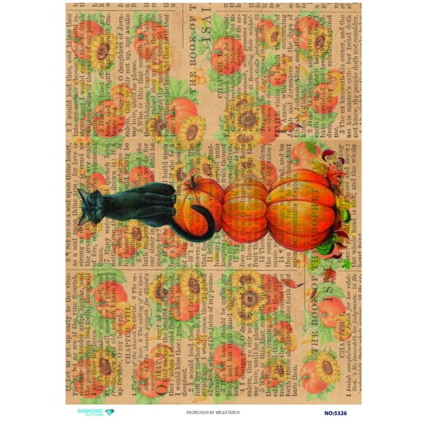 ديكوباج ورق الأرز الماسي 5326