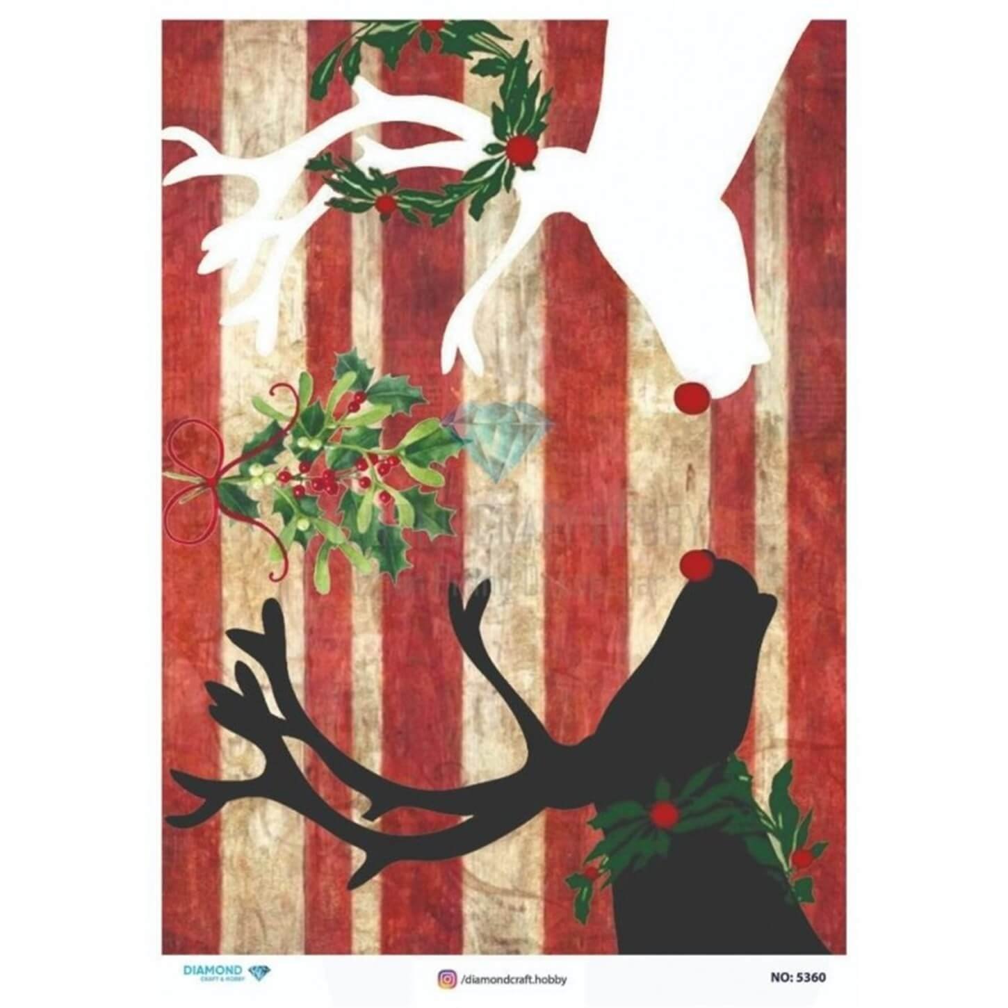 Алмазная рисовая бумага для декупажа 5360