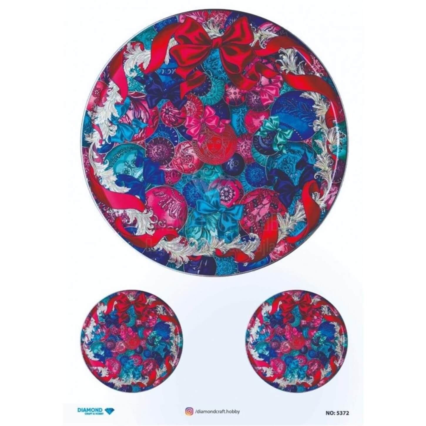 Алмазная рисовая бумага для декупажа 5372