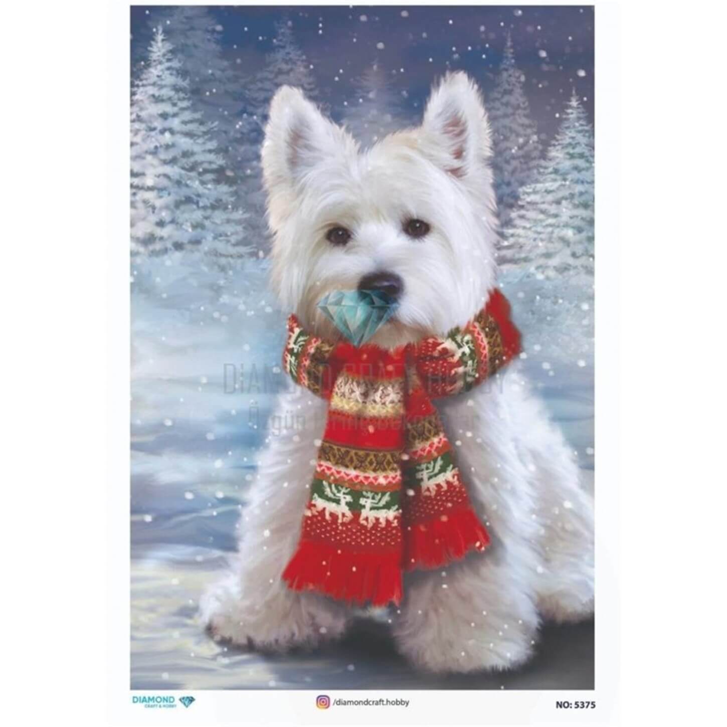 Алмазная рисовая бумага для декупажа 5375