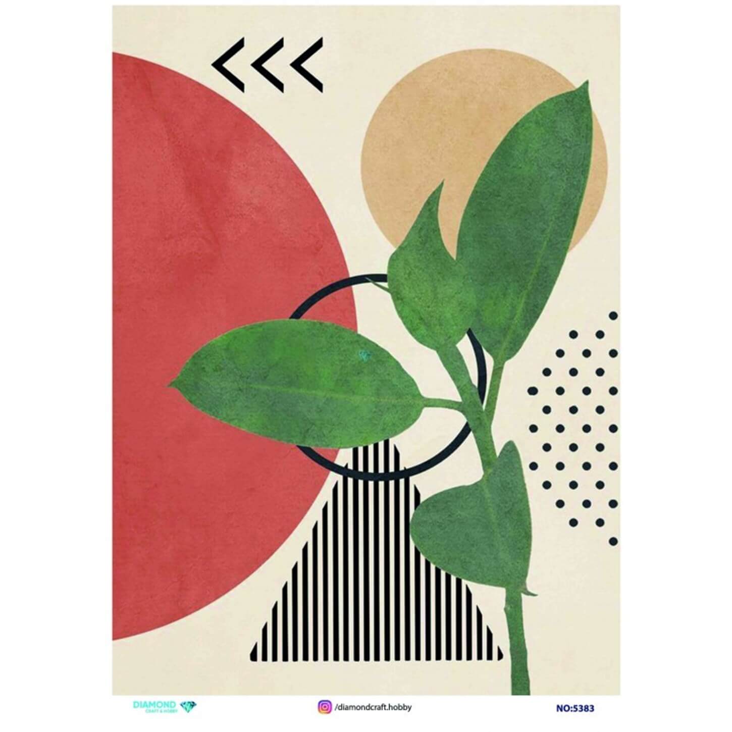 Алмазная рисовая бумага для декупажа 5383