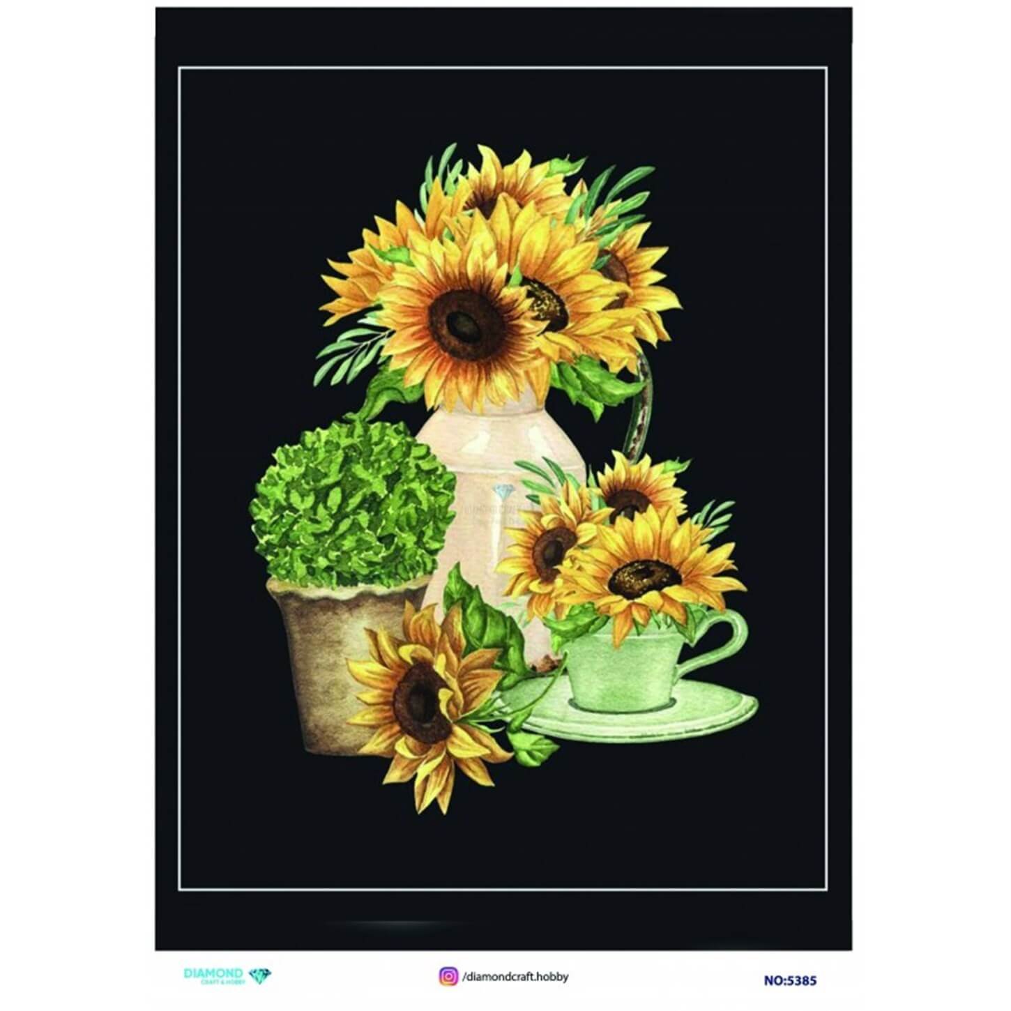 ديكوباج ورق الأرز الماسي 5385