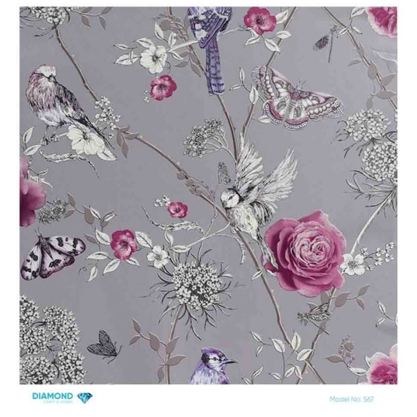 Алмазная рисовая бумага для декупажа 567