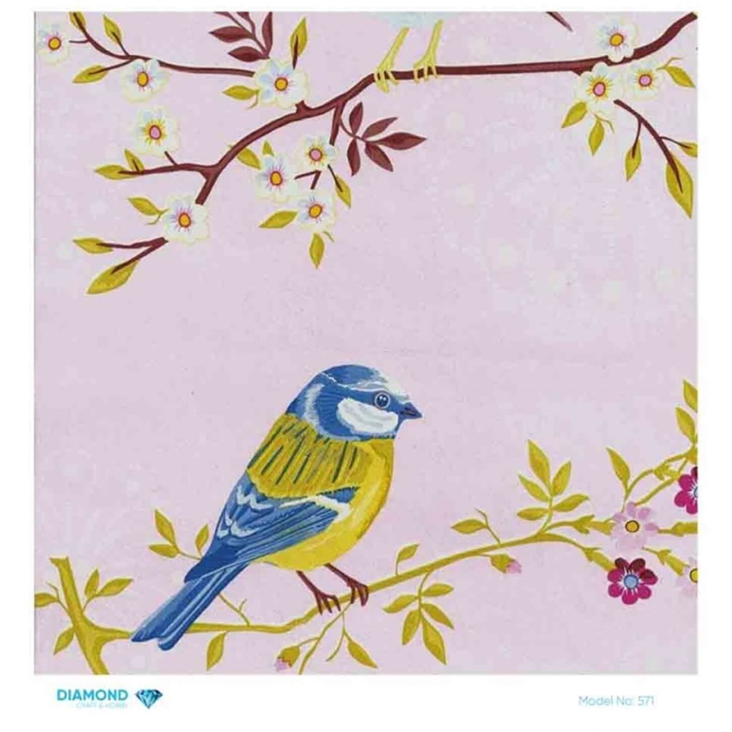 Алмазная рисовая бумага для декупажа 571