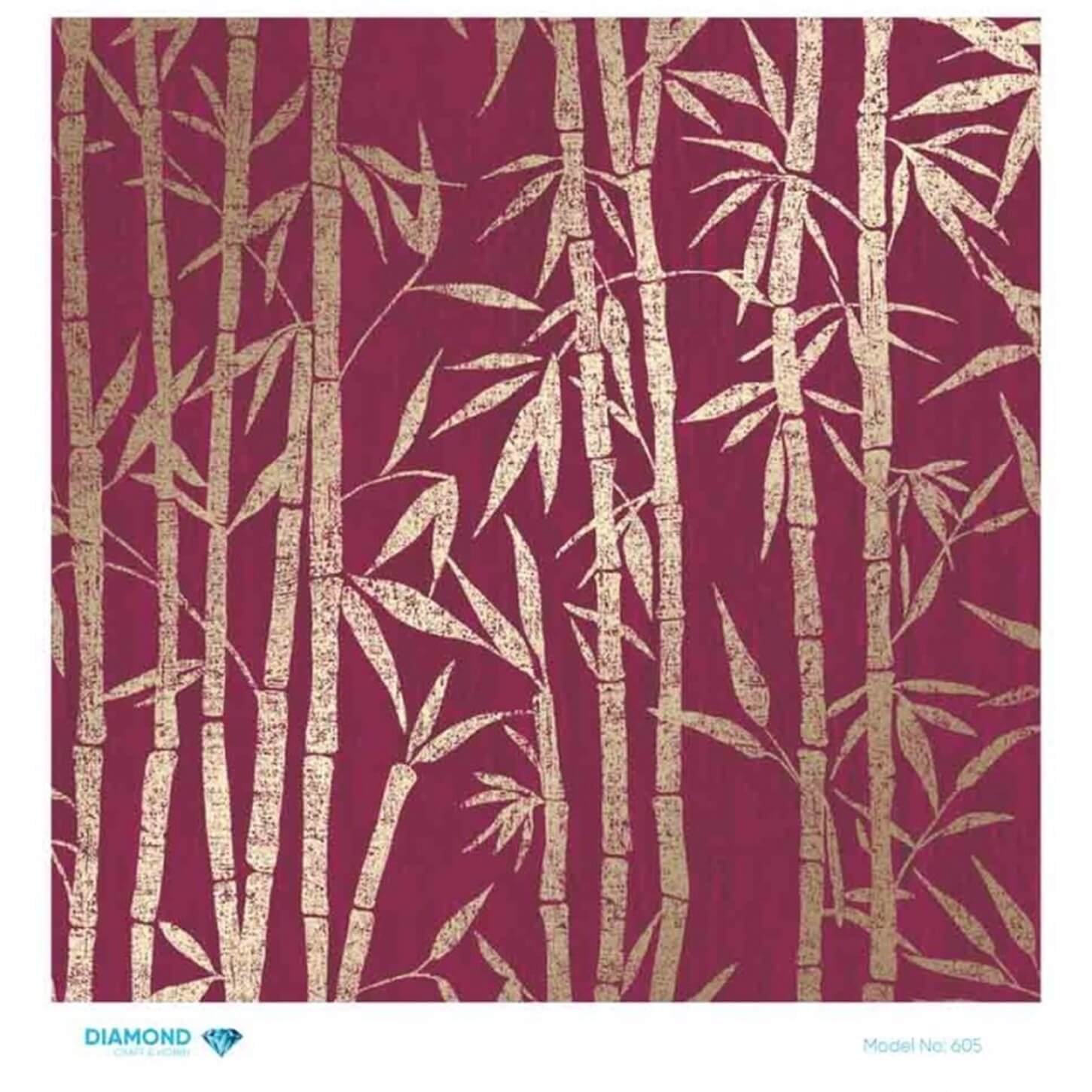 Алмазная рисовая бумага для декупажа 605