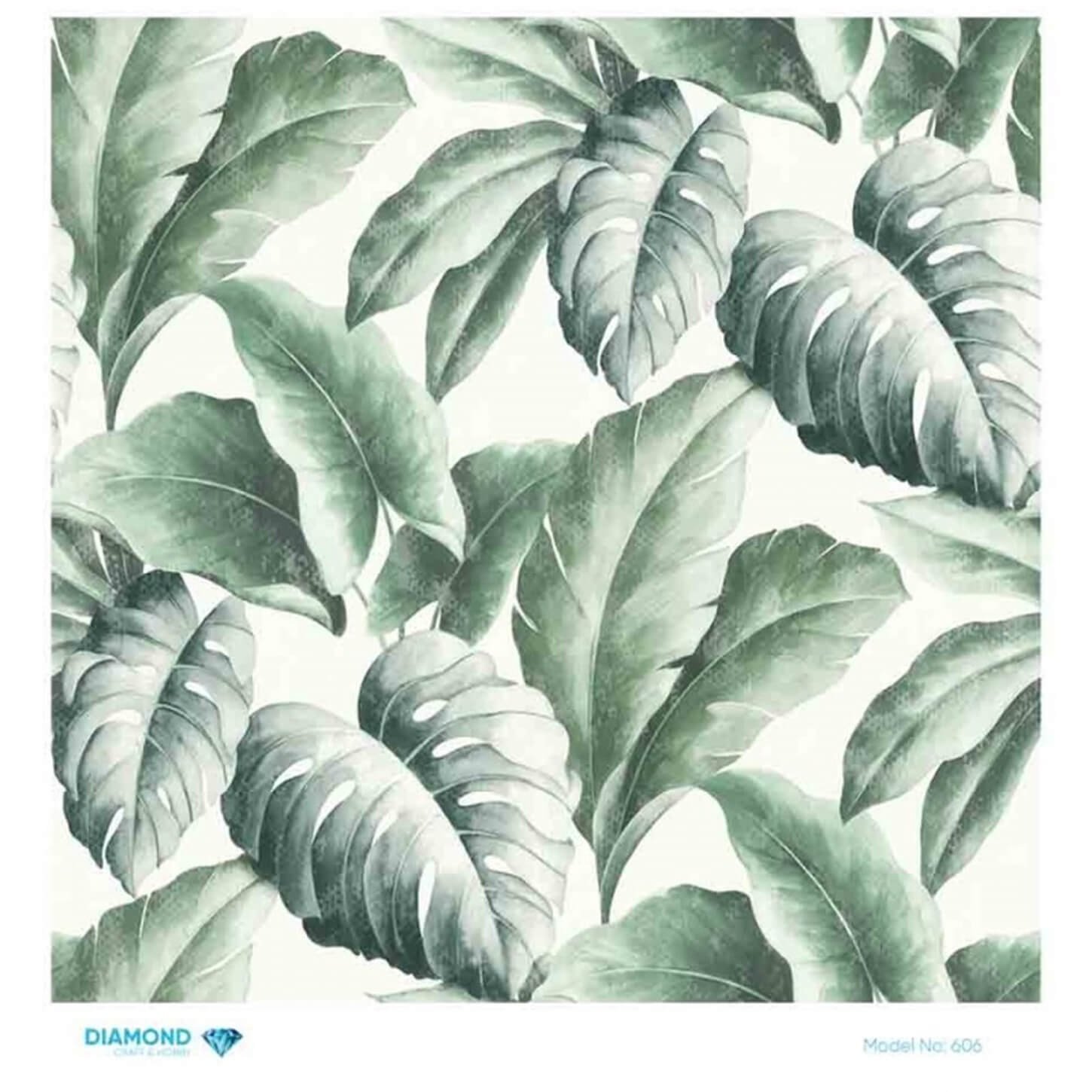 Алмазная рисовая бумага для декупажа 606