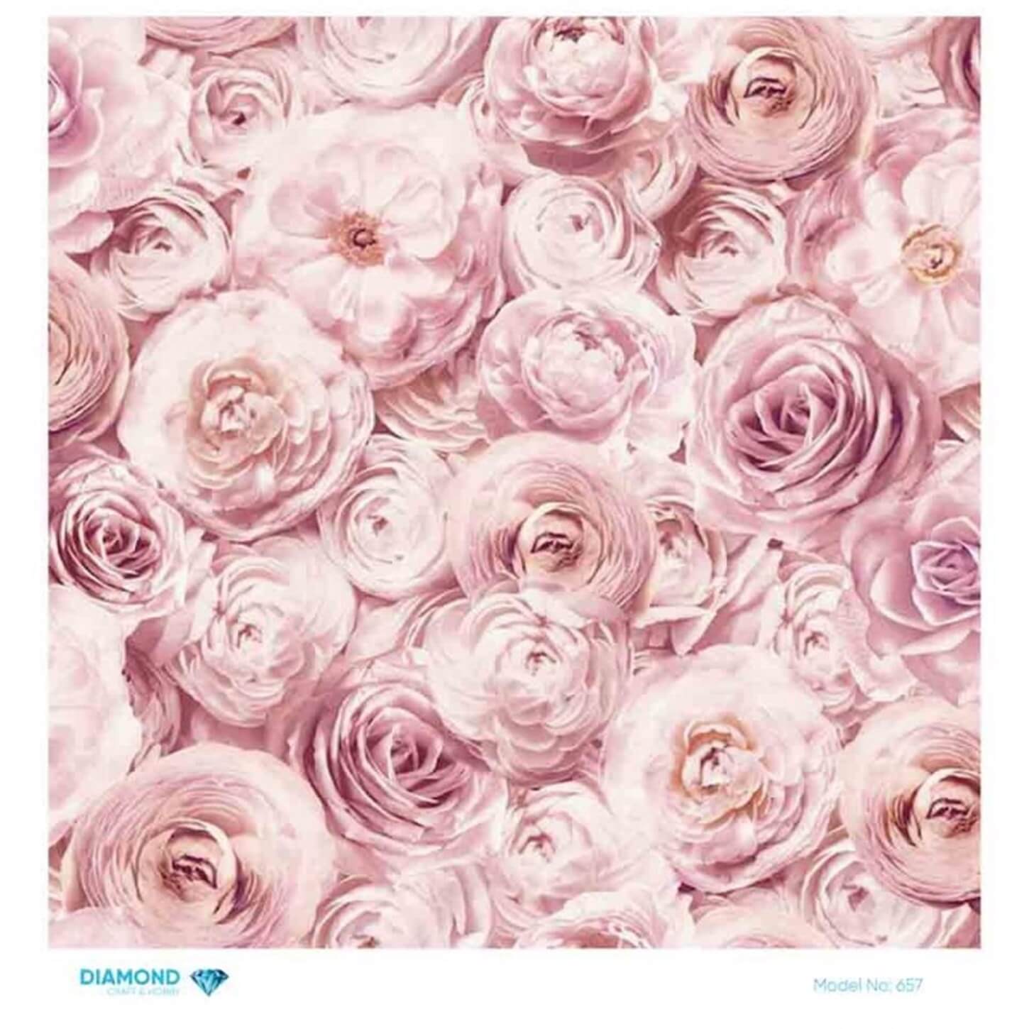 Алмазная рисовая бумага для декупажа 657