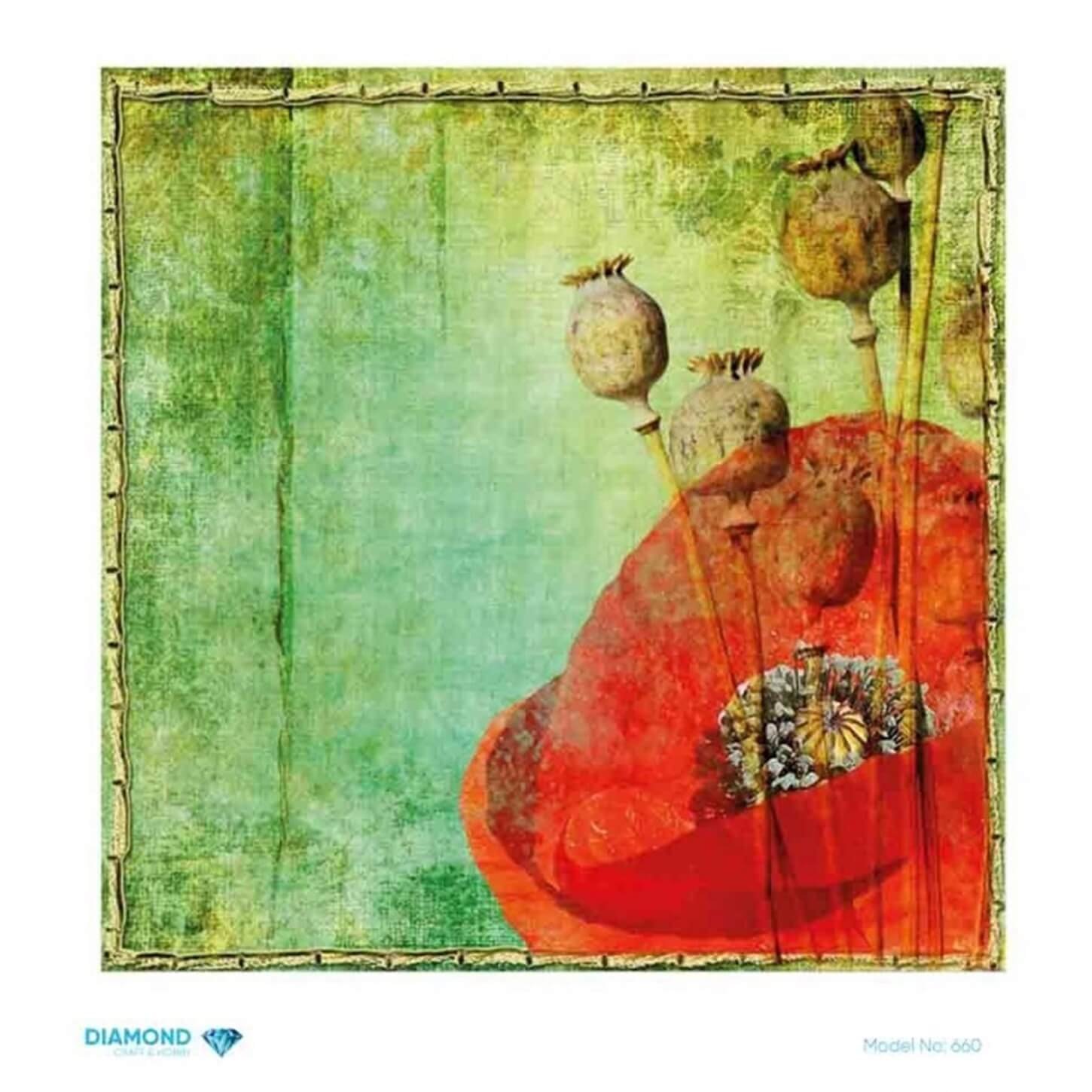 Алмазная рисовая бумага для декупажа 660