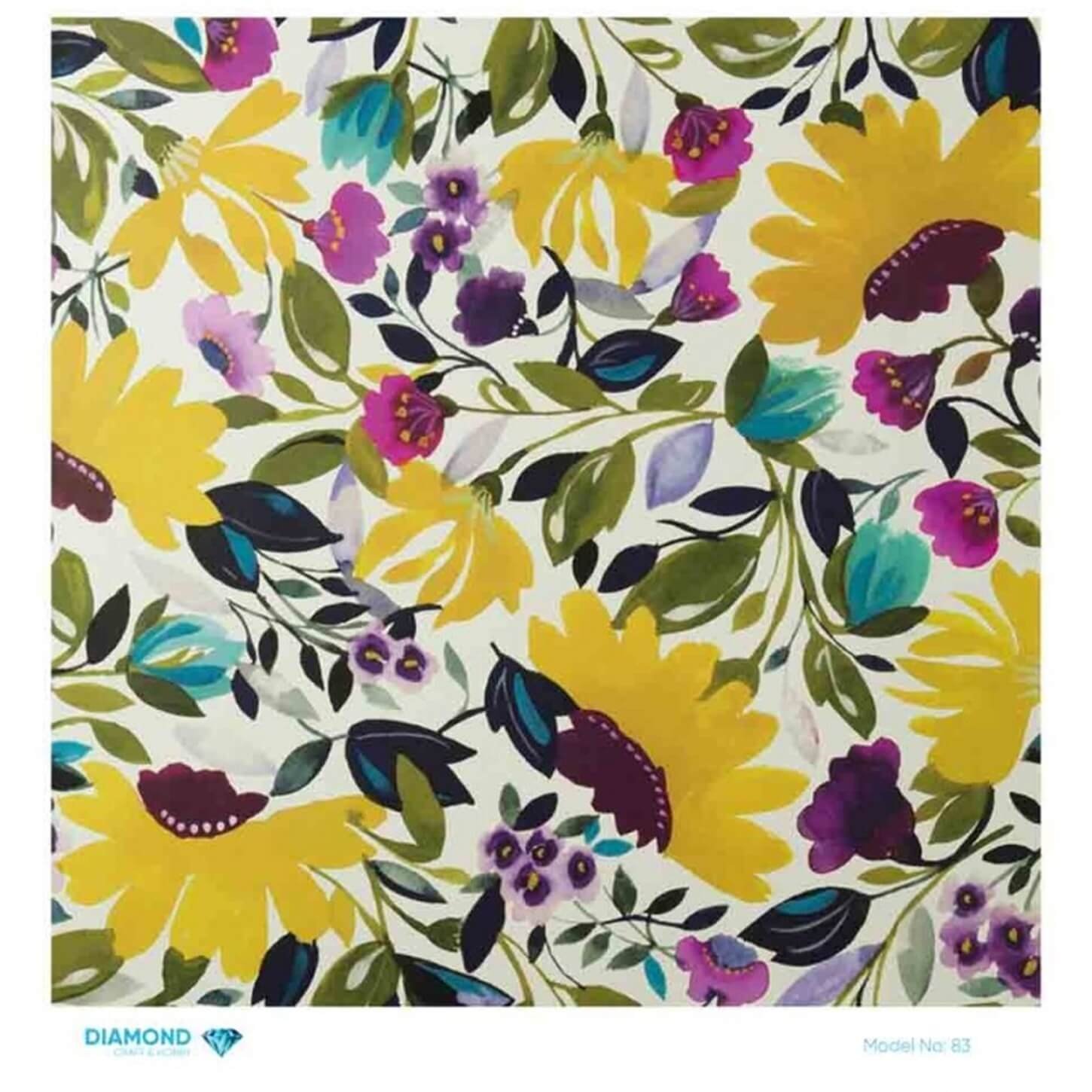 Декупаж рисовой бумагой с ромбами 83