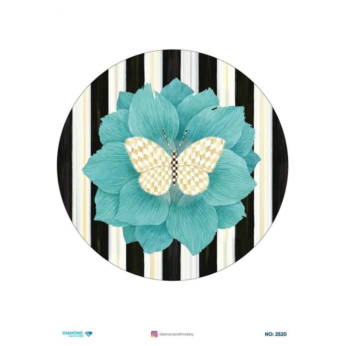 ديكوباج ورق الأرز الماسي2520