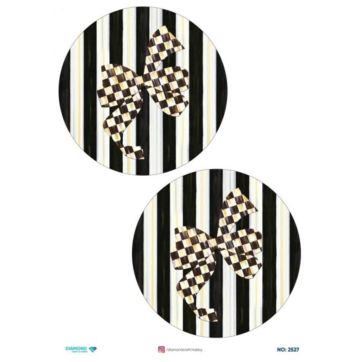 ديكوباج ورق الأرز الماسي2527